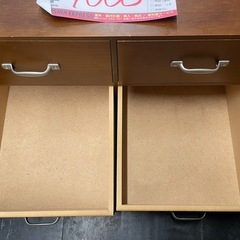 【中古】¥1,000 収納棚　引き出し　和タンス　2段式【IH22】の画像