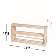 定価114ドル　木製物干しスタンド　Pensilvania wood works Mサイズ
の画像