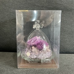 可愛いエンジェル👼💕 置物 ガラス製　ブラザーブドフラワー Sunny Side Factory サニーサイドファクトリー 紫の画像