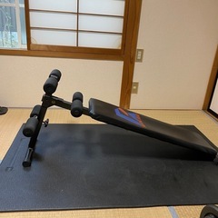 トレーニング用　ベンチシート　腹筋　筋トレ　フィットネス の画像