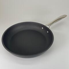 未使用品 Barazzoni バラゾーニ 85560602898 フライパンセット アルミ ブラック LACK TITAN ALLUMINIO IH対応　蓋付き【中古】【送料無料】の画像