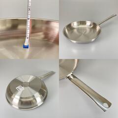 未使用品 Barazzoni バラゾーニ PEO-S2 フライパンセット ステンレス シルバー IH対応 PROFESSIONAL【中古】【送料無料】の画像