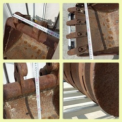 八5976《直接引取限定》ユンボー　油圧式ショベルカー用　バケットの画像