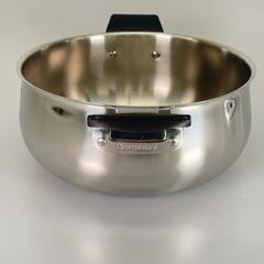 未使用品  301102024 両手鍋 ステンレス シルバー キャセロール 33-CARATI INOX 【中古】【送料無料】の画像