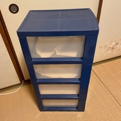 4段引き出し　収納の画像