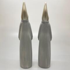 未使用品  038865 オブジェ セラミック グレー サンタクロース【中古】【送料無料】の画像