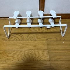 消臭 スリッパ ラック ホワイトの画像
