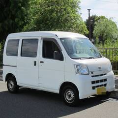 車検Ｒ８年７月１０日　ハイゼット　カーゴ　【Ｈ２８年後期型】　軽バン　安全運転モービルアイ搭載　カーテン付き　配達　配送　軽貨物の画像