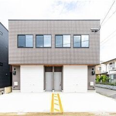 🏢新築倉庫付き事務所　今なら敷金・礼金0円　駐車場2台無料　駅近...