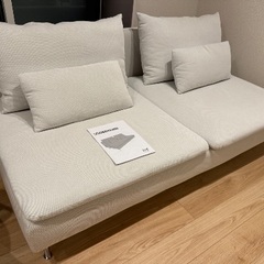 【無料／美品】IKEAダブルベッド・ソファお譲りいたしますの画像