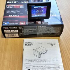 GPS内蔵・タッチパネル式レーダー　コムテック　GL967の画像