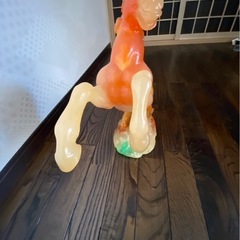 跳ね馬　置物の画像