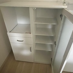 ニトリ 食器棚（ホワイト）✨の画像