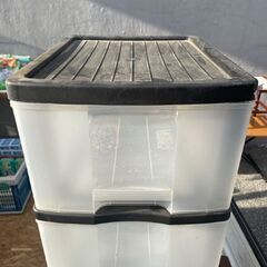 ★ 家具 プラスチック製 収納 ケース 4段の画像