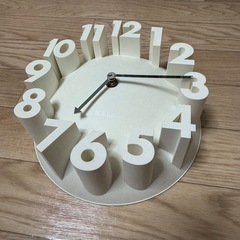 掛け時計 MEIDI CLOCK ホワイト アナログの画像