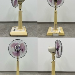 SNT759 昭和レトロ ナショナル 扇風機 F-30S1Q 伸縮可能 National アンティーク の画像