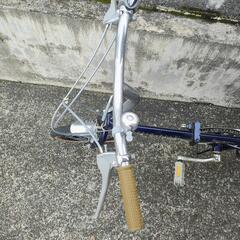 折りたたみ自転車 キャプテンスタッグ CAPTAIN STAG ブラック 6段の画像