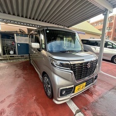 車検取立て！お買得スペーシアカスタムの画像