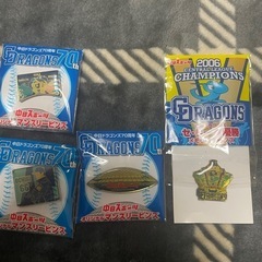 中日ドラゴンズメモリアルピンズの画像