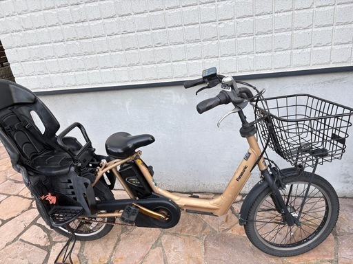Panasonic 電動アシスト自転車】子供乗せ付き