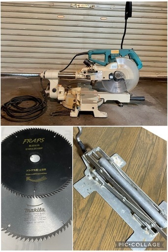 ⭐︎8/8まで⭐︎makitaスライド丸ノコ＋ローラー＋替え刃3枚