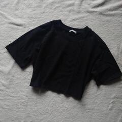 ZARAショート丈Tシャツの画像