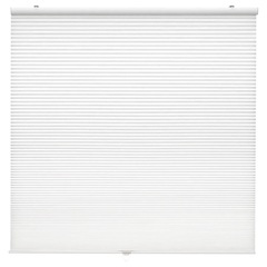 IKEA HOPPVALS ホップヴァルス 断熱ハニカムシェード, ホワイト, 80x155 cm × ２の画像