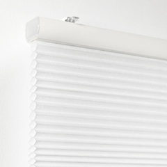 IKEA HOPPVALS ホップヴァルス 断熱ハニカムシェード, ホワイト, 80x155 cm × ２の画像