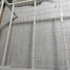 札幌市近郊の方限定！送料無料！ニトリ お姫様ベッド シングルパイプベッドの画像