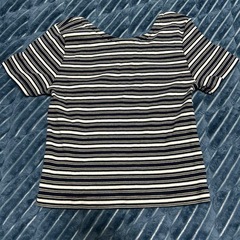 GU Tシャツ 半袖 ボーダー レディース　夏物の画像