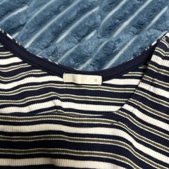 GU Tシャツ 半袖 ボーダー レディース　夏物の画像