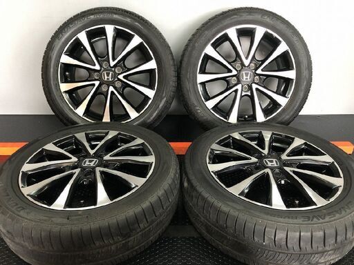 205/55R17 ホンダ RK5 ステップワゴン 純正ホイール 良品 DL RV505 205/55R17】夏タイヤ【ホンダ RK ステップワゴン 純正
