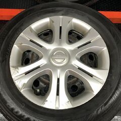 【DUNLOP ENASAVE EC202 185/70R14】夏タイヤ【日産 ノート 純正ホイール 14インチ 5.5J4HPCD100+40】21年製 バリ溝　(STJ008)の画像
