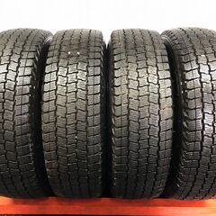 【GY ICENAVI CARGO 195/80R15 107/105L LT】スタッドレス【MAD CROSS 15インチ 6J6HPCD139.7+33】21年製 バリ溝 200系ハイエース(STL004)の画像