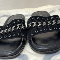 Minnetonka ミンネトンカサンダル　 23.5 ブラックの画像