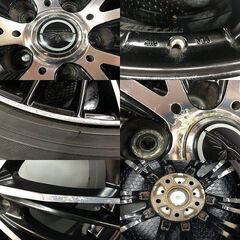 【DUNLOP DIREZZA DZ102 225/45R18】夏タイヤ【TOPY DORFREN 18インチ 8J5HPCD114.3+45】22年製 バリ溝 クラウン マークX等　(STN004)の画像