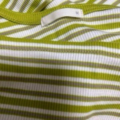 GU Tシャツ 半袖 ボーダー レディース　夏物の画像