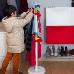 IKEA KROKIG クローキグ 洋服スタンド ポールハンガーラックの画像