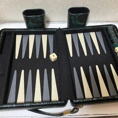 【中古玩具】ボードゲーム　バックギャモンの画像