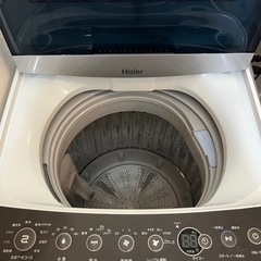 全自動洗濯機 ハイアール JW-C55A-K ブラック [洗濯5.5kg /乾燥機能無 /上開き]の画像