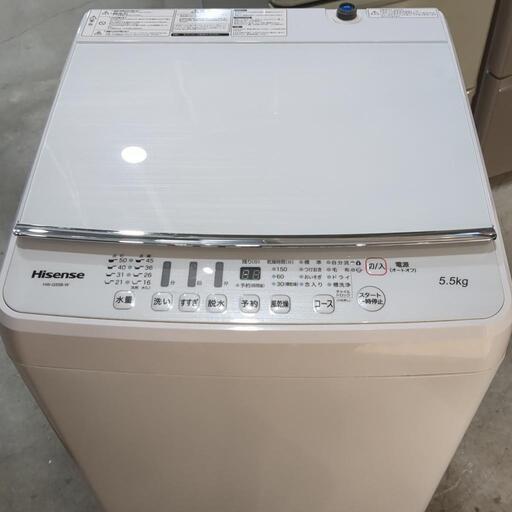 値下げします！美品　2020年製　5.5キロ　洗濯機 楽天市場】ハイセンス 全自動洗濯機 5.5kg HW-K55Eの通販