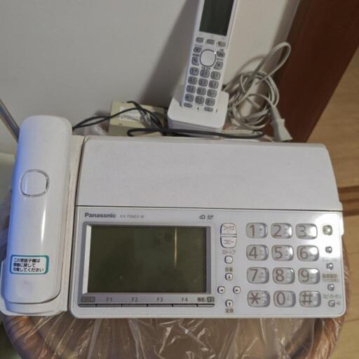 FAX、ほぼ新品、受話器も子機になります。 (ラッキースター) 下