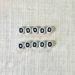 アルファベットビーズ/イニシャル/推し活/ハンドメイド/パーツ販売/D/E/Fの画像