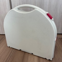 折りたたみアウトドアテーブル プレート付きの画像