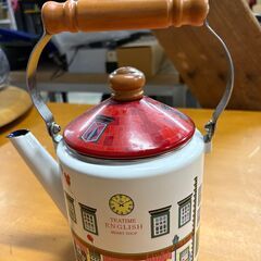 【未使用】TEATIME ENGLISH メリーショップ ホーローケトル やかんの画像