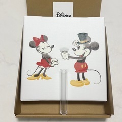 ミッキー＆ミニー 花挿し キャンバスの画像
