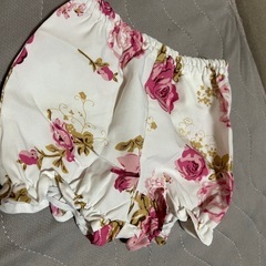 花柄ノースリーブワンピース(~95cm)の画像