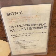 ソニー　テレビ　昭和
綺麗　ジャンクの画像