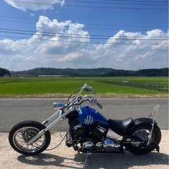 YAMAHA ドラッグスター　車体　400cc ニューロッドスタイル　チョッパー　広島　三原　福山　尾道の画像