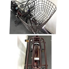1年保証 送料無料　ブリヂストン　アシスタ　26インチ　茶色　電動アシスト自転車　g815の画像